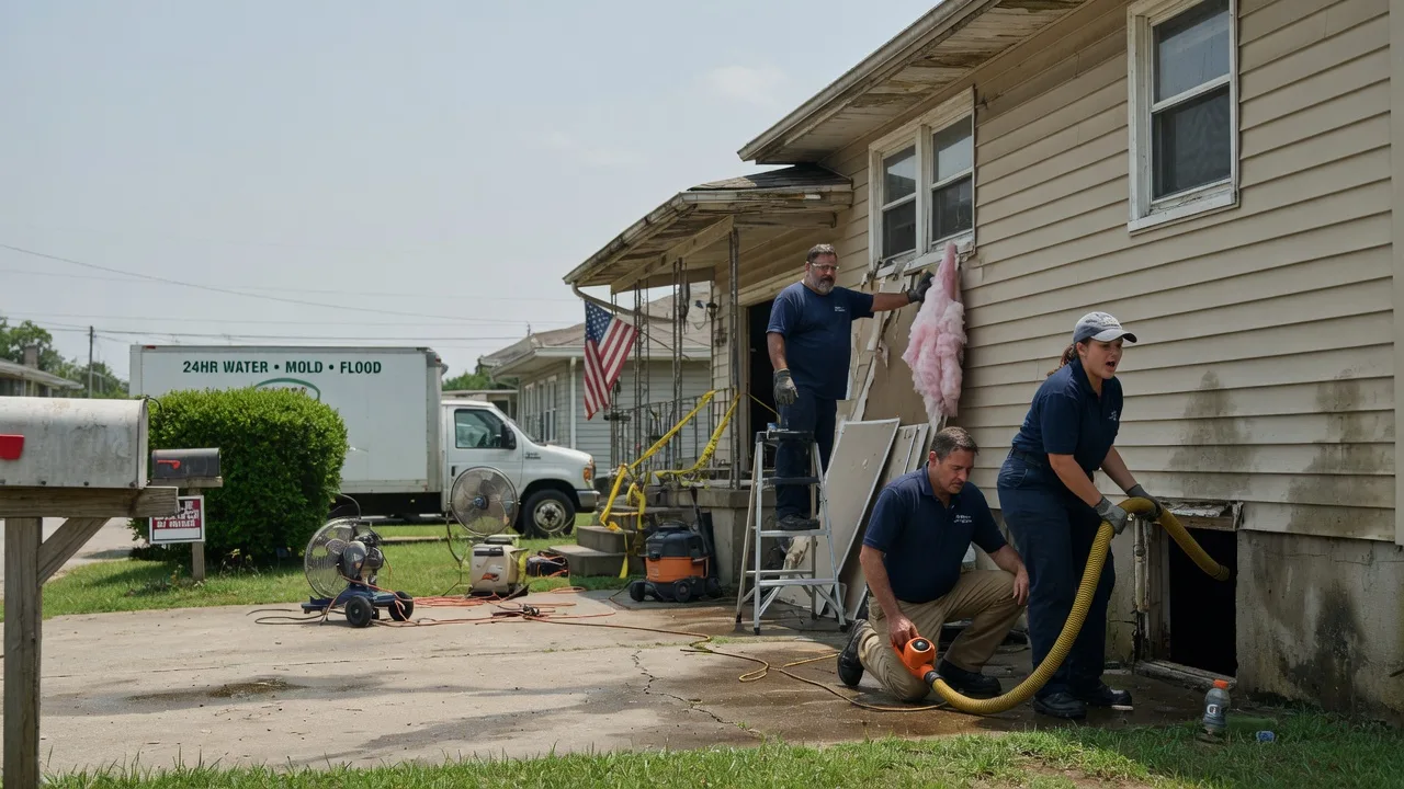 Water Damage Repair in New Holland, IL near me
